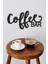 Dekoratif Coffee Bar Ahşap Duvar Yazısı Kahve Köşesi Duvar Süsü 1