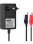 7.2 Volt - 1 Amper Krokodil Uçlu Priz Tip Kırmızı Yeşil Ledli Yerli Üretim Akü Şarj Adaptörü (OUT:6V1A) (4886) 1