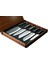 Alaz: 5'Li Şef Bıçağı Seti Kutulu - Klasik, Santoku, Kiritsuke, Fileto & Doğrama Bıçağı, Satır Ahşap Saplı Şef Mutfak Bıçak Seti 3