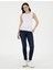 Kadın Beyaz Ex. Slim Fit Örme Bluz 50308064-VR013 4