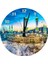 Arabistan 30 x 30 cm Akrilik Dekoratif Modern Duvar Saati 2