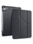 Noktaks - iPad Air 11 M2 2024 A2902-A2903-A2904 - Kılıf Kalem Bölmeli Standlı Tri Folding Kılıf - Siyah 1