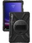 Noktaks - Galaxy Tab S9 Fe 10.9.inç SM-X510 - Kılıf Ip Askılı El Tutmalı Defender Kılıf - Siyah 1