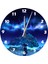 Yıldızlı Gece 30 x 30 cm Akrilik Dekoratif Modern Duvar Saati 2