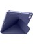 Noktaks - iPad Pro 11 M4 2024 A2836-A2837-A3006 - Kılıf Kalem Bölmeli Standlı Tri Folding Kılıf - Lacivert 5