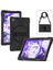 Noktaks - Lenovo Tab M10+ Plus 10.61.inç TB-X606F-X606X-128F-125F - Kılıf Ip Askılı El Tutmalı Defender Kılıf - Siyah 3