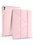 Noktaks - iPad Pro 11 M4 2024 A2836-A2837-A3006 - Kılıf Kalem Bölmeli Standlı Tri Folding Kılıf - Rose Gold 1