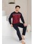 Erkek Parçalı Uzun Kollu Penye Kumaş Mevsimlik Pijama Takımı 2