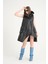 Asimetrik Kesim Kapitone Anorak Yelek JB84156789 3