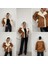 Oversize Içi Peluş Dış Süet Deri Mont 4
