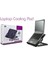 Işıklı Notebook Soğutucu Fan 5 Kademeli Stand NB339 5