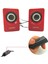 N62 1+1 Multimedia USB ve Jacklı Mini Hoparlör Yüksek Stereo Ses Sistemi (4886) 3
