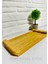 Yeninesilevim Doğal Bambu Dikdörtgen Sunumluk Tabak Servis Tabağı Kahvaltı Tabağı 13*28 cm 3