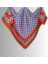 Kırmızı Fular Bandana Ipeksi Twill Saten Çintemani Desenli 58CMX58CM 1