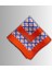 Kırmızı Fular Bandana Ipeksi Twill Saten Çintemani Desenli 58CMX58CM 2