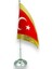Tekli Simli Üçgen Türk Bayrağı 20 x 30 1