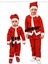 Yılbaşı Noel Baba & Noel Anne Çocuk Kardeş Kombin Kostüm 4