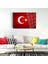 Türk bayrağı cam tablo 02 2