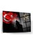 Bozkurt Üç Hilal Türk Bayrağı Cam Tablo 2 3