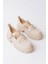 745-771 Bej Kadın Günlük Yüksek Tabanlı Loafer Ayakkabı 3