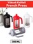 Özel Yüksek Kaliteli Isıya Dayanıklı Çelik Filtreli Çay Kahve Bitki Çayı Demleme French Press 350 ml 1