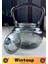 Premium Yüksek Isıya Dirençli Ergonomik Bambu Saplı Borosilikat Cam Şeffaf Çaydanlık 1100 Ml 4