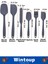 Özel Seri Gıda Sınıfı Bpa Içermeyen Mutfak Yemek Hazırlık Pratik 6 Parça Silikon Spatula Fırça Seti 3
