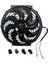 12V FAN MOTORU ÜFLEYİCİ AKSİYEL 11 " (HELİS) (DIŞ ÇAP 320 MM) 2