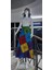Hint Etnik Kadın Patchwork Desenli Anvelop Etek (95 Cm) 2