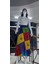 Hint Etnik Kadın Patchwork Desenli Anvelop Etek (95 Cm) 2