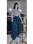 Hint Otantik Yıkamalı Taşlanmış Patchwork Uniseks Şalvar Pantolon (100 CM) 3