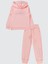 Kız Çocuk Eşofman Takımı 6-9 Yaş Pudra 1