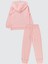 Kız Çocuk Eşofman Takımı 6-9 Yaş Pudra 3