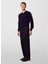 Bağlamalı Bel Normal Paça Slim Fit Lacivert Erkek Pantolon AU-7381Q Pants Woven 1