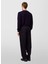 Bağlamalı Bel Normal Paça Slim Fit Lacivert Erkek Pantolon AU-7381Q Pants Woven 4