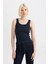 Slim Fit Dar Kesim U Yaka Ribana Atlet 3