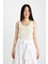 Slim Fit Dar Kesim U Yaka Ribana Atlet C9826AXNS 4
