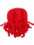 Tentacle Beanie Tığ Örgü Ş Kayak Kırmızısı (Yurt Dışından) 5
