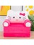 Bebekler Için Hayvan Figürlü Peluş Koltuk - Pembe (Yurt Dışından) 1