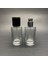2 Adet 30 ml Parfüm Şişesi - Gümüş Metal Spreyli + Gold Siyah Kapaklı 1