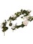 Yeşil Yapraklı 180CM Rose Vine Gerçek Dokunuşlu Ipek Çiçekler (Beyaz) (Yurt Dışından) 2