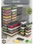 32 Parça Mikrodalga ve Dipfrize Uygun Saklama Kabı - 2X2400ML 6X1170ML 12X600ML 12X240ML Antrasit 1