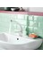 Vista Mix Kısa Batarya Krom Lavabo Banyo Mutfak Musluğu Musluk Mermer Tezgah Üstü Çift Su Giriş Evye 4