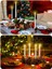 6 Adet Alev Efektli Parti Organizasyon Christmas Konsept Süsleme Dekorasyon Pilli Şamdan Mumu Işık 3