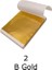 Varak Kaplama Yaprak Metalik Folyo 9X9CM 10’lu Paket 2 B Gold R5799F-2 1