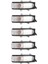 5x Sol Yan (Lh) Kanat Ayna Kapı Göstergesi Lens Dönüş Sinyal Işığı 2006-2011 Vios 2008-2013 81730-06060 (Yurt Dışından) 1
