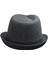 Unisex trilby Ingiliz Kasket Fötr Şapka -Gri 2