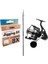Yekoutdoor Profesyonel Olta Seti Okuma Ceymar Tele Surf 4.30M Surf Kamışı&savage Gear Sgs8 8000 Fd 8+1bb Olta Makinesi 1
