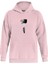 Balloon Astronaut Baskılı Kapüşonlu Içi Yumuşak Polarlı Oversize Sweatshirt - Pembe 1