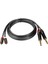 1,5M / 5Ft 2X6,35Mm 1/4 Inç Jak - 2 Rca Ofc Ses (Yurt Dışından) 2